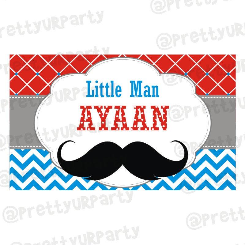 Moustache Theme Backdrop THEME PARTIES Pretty UR Party Default Title