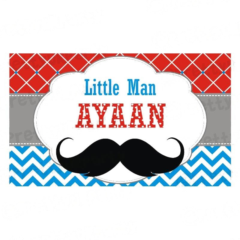 Moustache Theme Backdrop