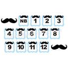 Moustache Monthly Photo Banner THEME PARTIES Pretty UR Party