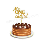Mr Onederful Cake Topper HANDCRAFTED Pretty UR Party