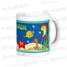Personalised Under the Sea Mug THEME PARTIES Pretty UR Party