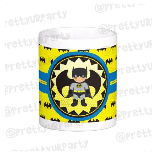 Personalised Batman Inspired Mug THEME PARTIES Pretty UR Party Default Title