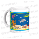 Personalised Under the Sea Mug THEME PARTIES Pretty UR Party