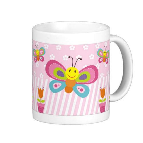Personalised Butterfly Mug THEME PARTIES Pretty UR Party Default Title