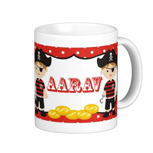 Personalised Pirate Mug THEME PARTIES Pretty UR Party