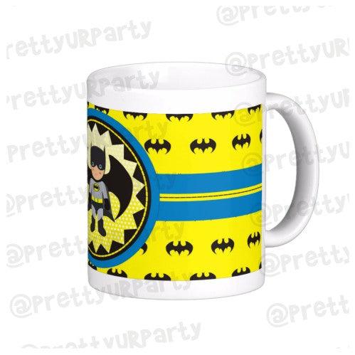 Personalised Batman Inspired Mug THEME PARTIES Pretty UR Party