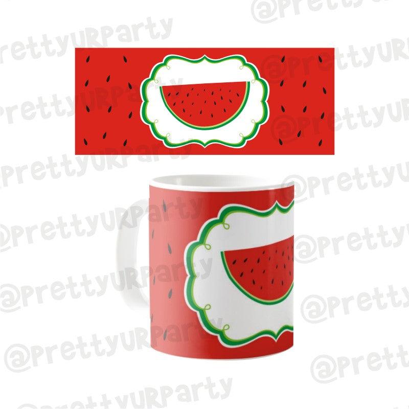 Personalised Watermelon Mug THEME PARTIES Pretty UR Party Default Title
