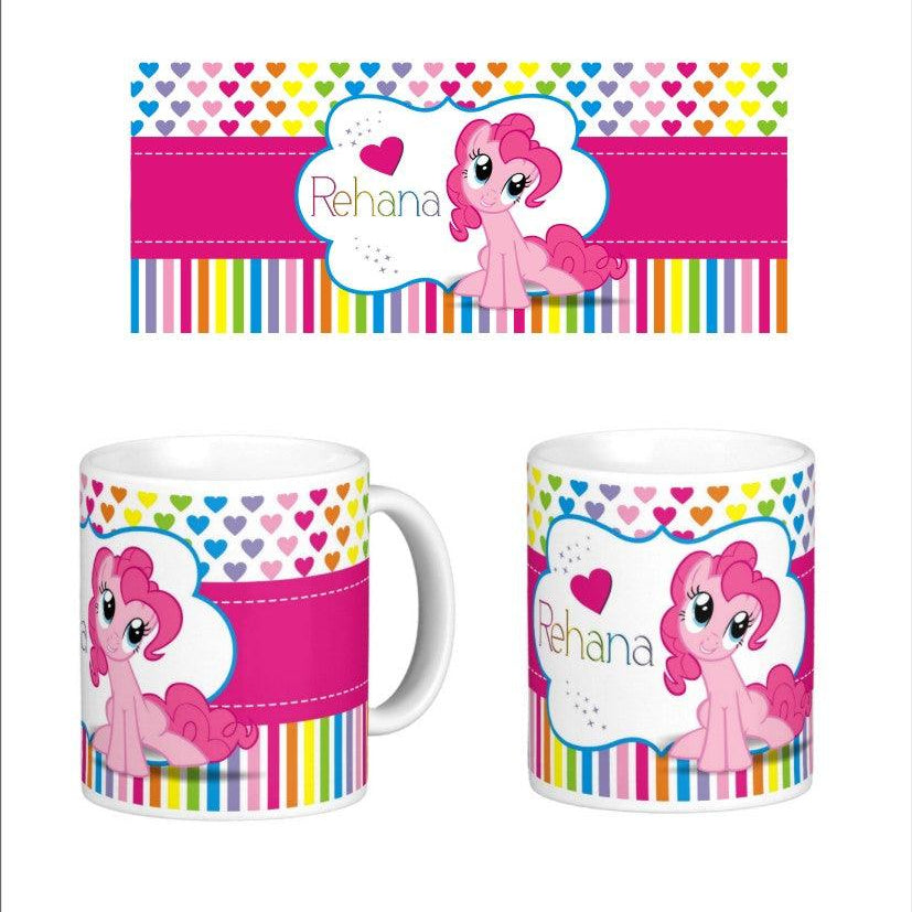 Personalised My Little Pony Mug THEME PARTIES Pretty UR Party Default Title