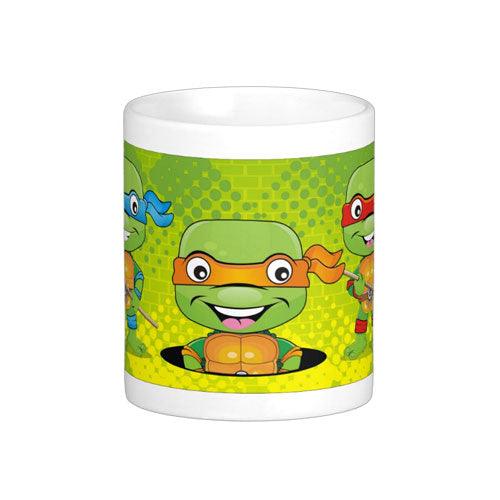 Personalised Ninja Turtles Mug THEME PARTIES Pretty UR Party Default Title