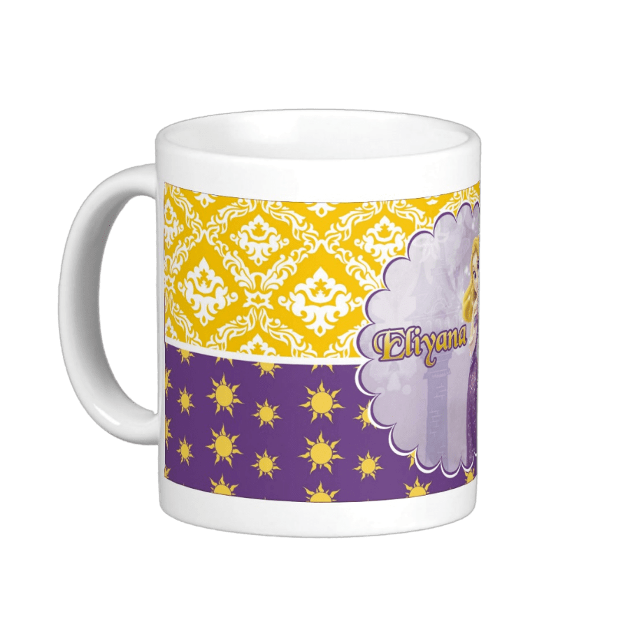 Personalised Tangled / Rapunzel Mug THEME PARTIES Pretty UR Party