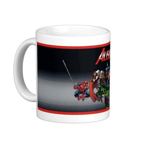 Personalised Avengers Mug THEME PARTIES Pretty UR Party