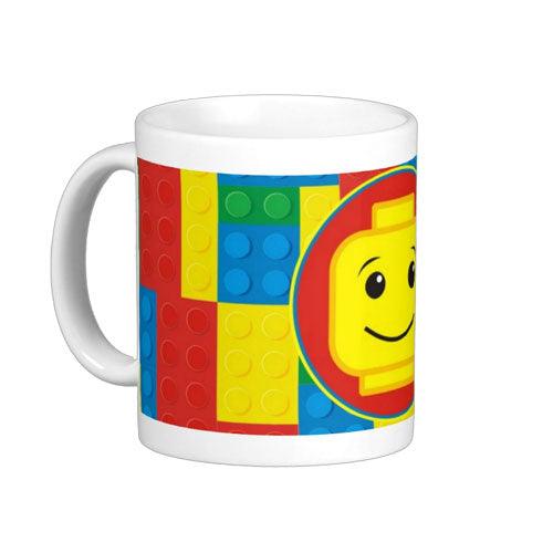 Personalised Lego Inspired Mug THEME PARTIES Pretty UR Party