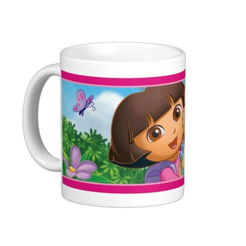 Personalised Dora The Explorer Mug THEME PARTIES Pretty UR Party