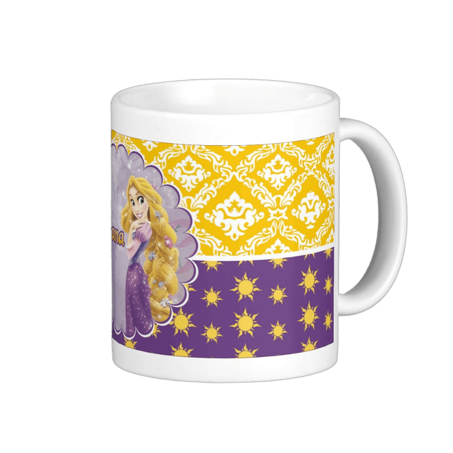 Personalised Tangled / Rapunzel Mug THEME PARTIES Pretty UR Party