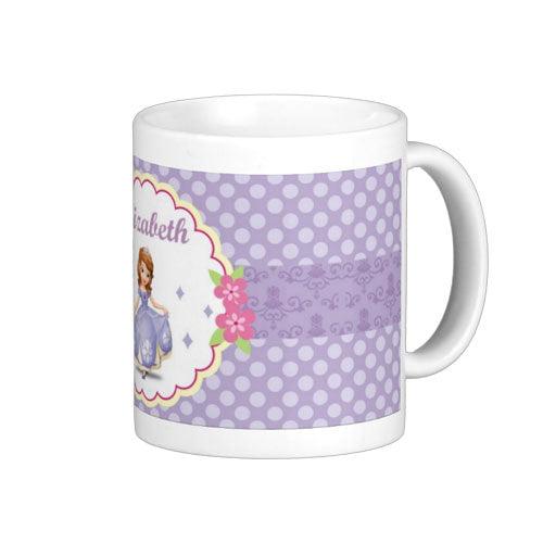 Personalised Sofia the first Enchanted Garden Party Mug 01 THEME PARTIES Pretty UR Party