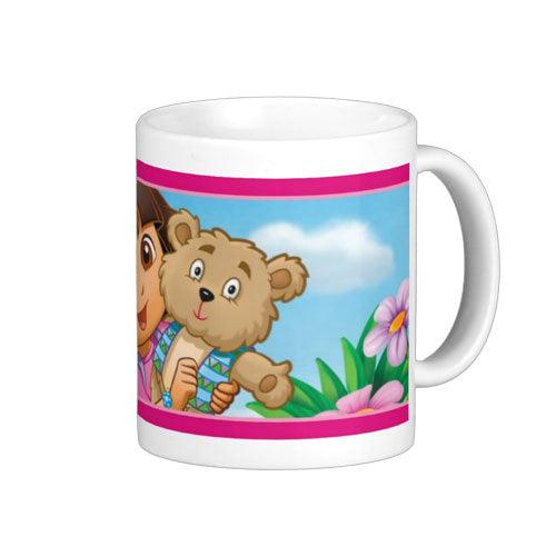Personalised Dora The Explorer Mug THEME PARTIES Pretty UR Party