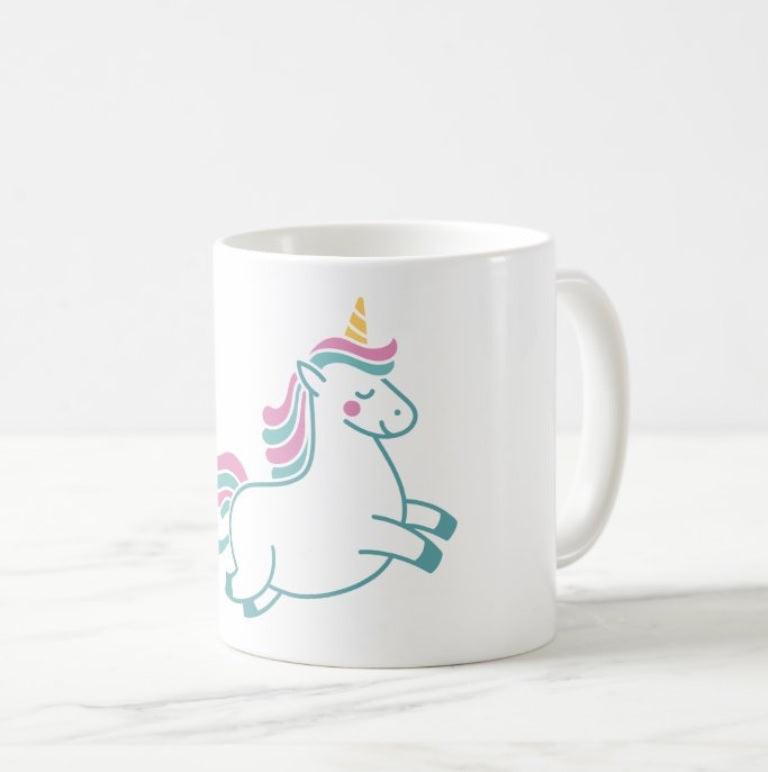 Personalised Unicorn Mug 06 THEME PARTIES Pretty UR Party