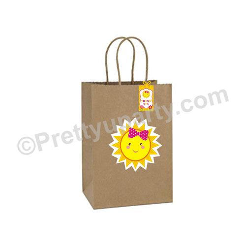 My Little Sunshine Gift Bags - Pack of 10 ACCESSORIES Pretty UR Party