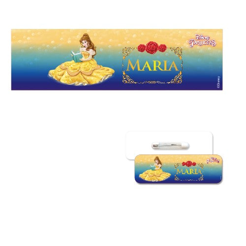 Belle Name Tag PERSONALISED Pretty UR Party