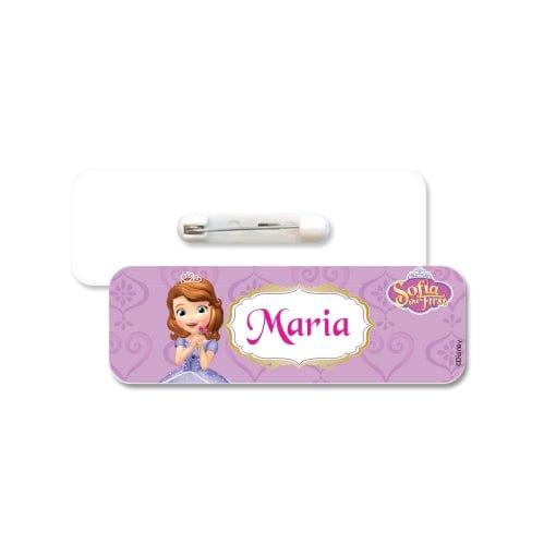 Sofia the first Enchanted Garden Party Badge / Name Tag PERSONALISED Pretty UR Party