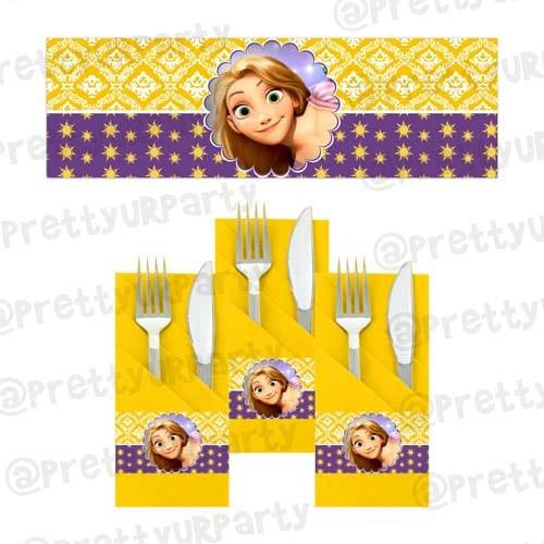 Tangled / Rapunzel Napkin Rings THEME PARTIES Pretty UR Party