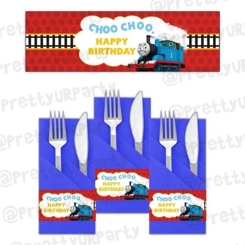 Thomas the Train Napkin Rings THEME PARTIES Pretty UR Party Without Name