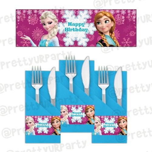 New Frozen Napkin Rings THEME PARTIES Pretty UR Party