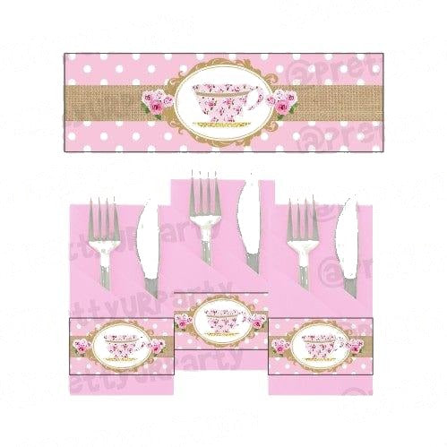 Tea Party Napkin Rings