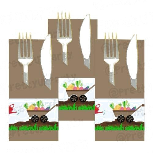 Gardening Theme Napkin Rings