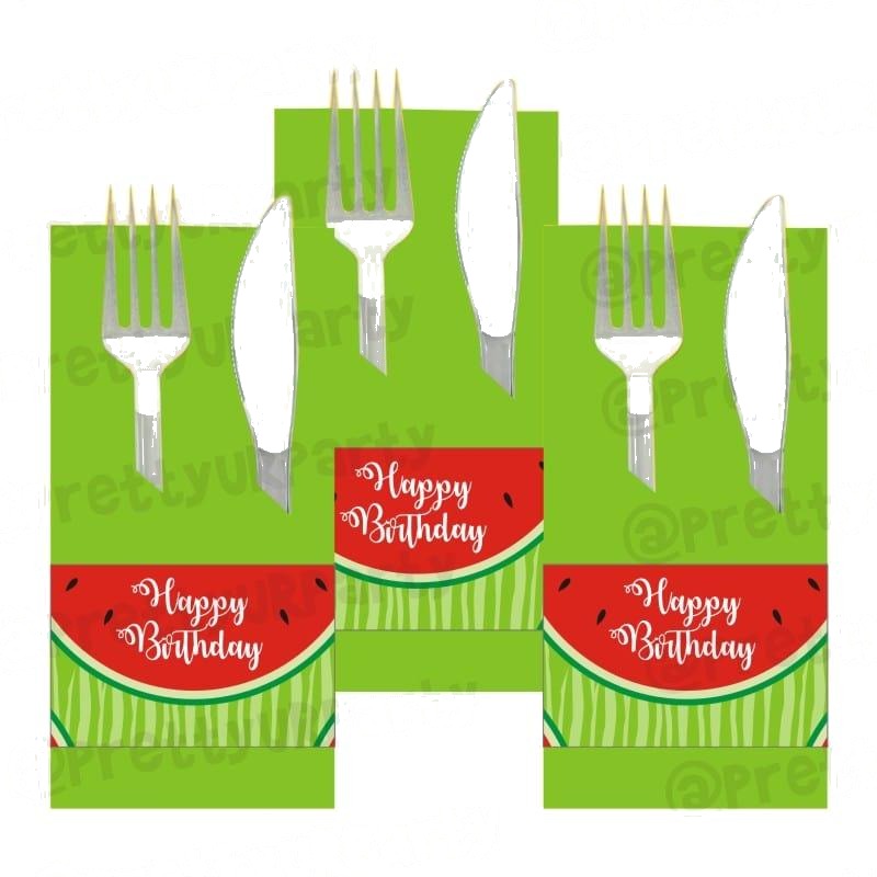 Watermelon Theme Napkin Rings