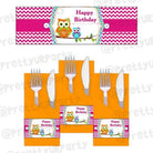 Girly Owl Napkin Rings THEME PARTIES Pretty UR Party Default Title