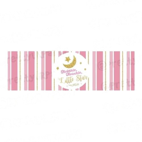 Twinkle Twinkle Little Star Pink Napkin Rings