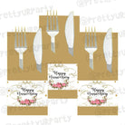50th Birthday Theme Napkin Rings THEME PARTIES Pretty UR Party