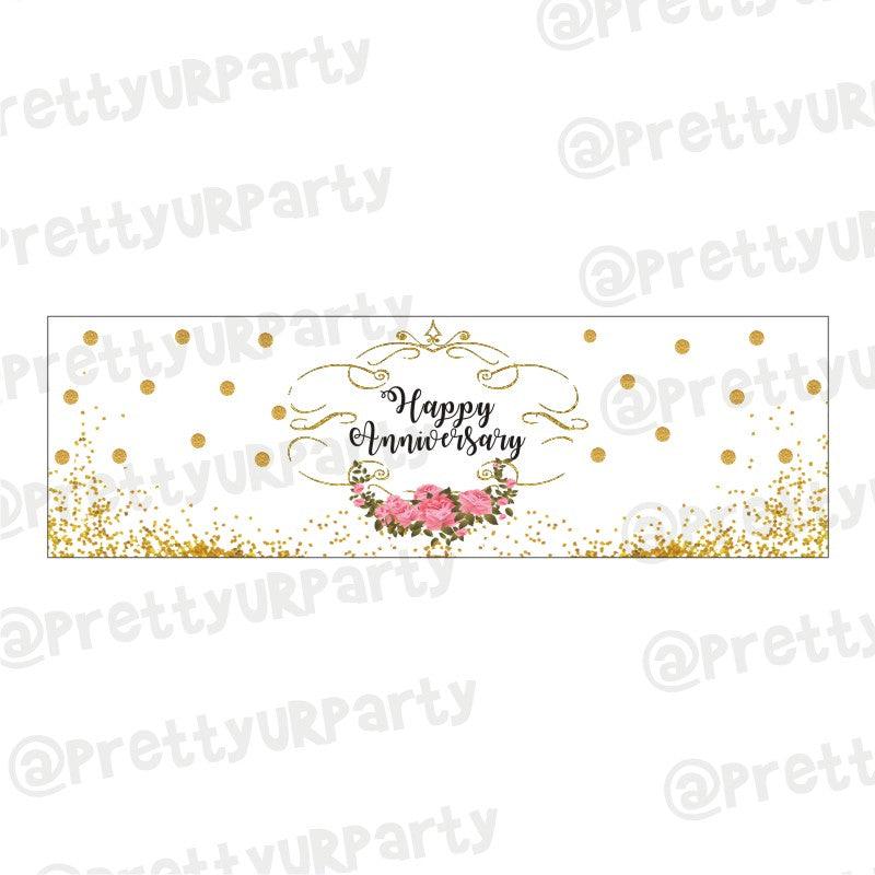50th Birthday Theme Napkin Rings THEME PARTIES Pretty UR Party Default Title