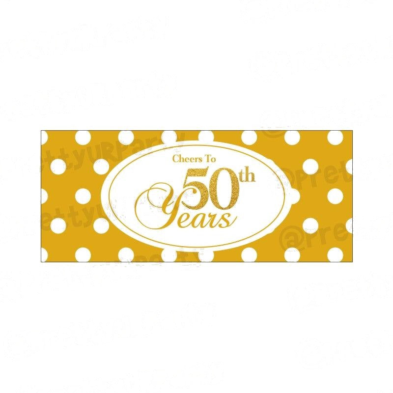 50th Anniversary Theme Napkin Rings — image 2