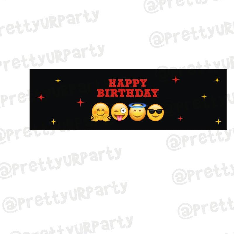 Emoji Theme Napkin Rings THEME PARTIES Pretty UR Party Default Title