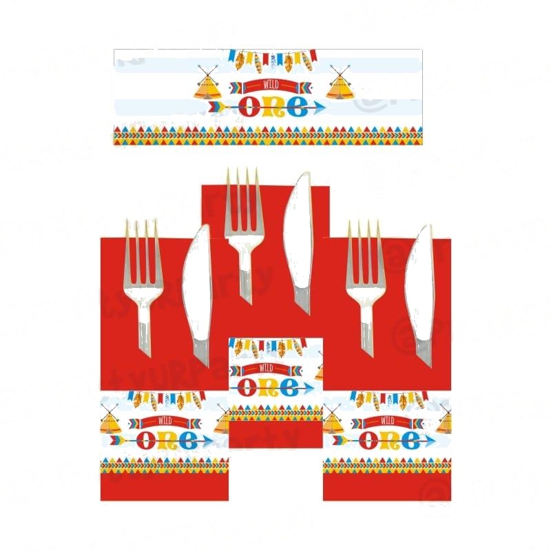 Wild One Theme Napkin Rings