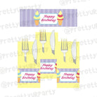 Ice Cream Theme Napkin Rings THEME PARTIES Pretty UR Party Default Title