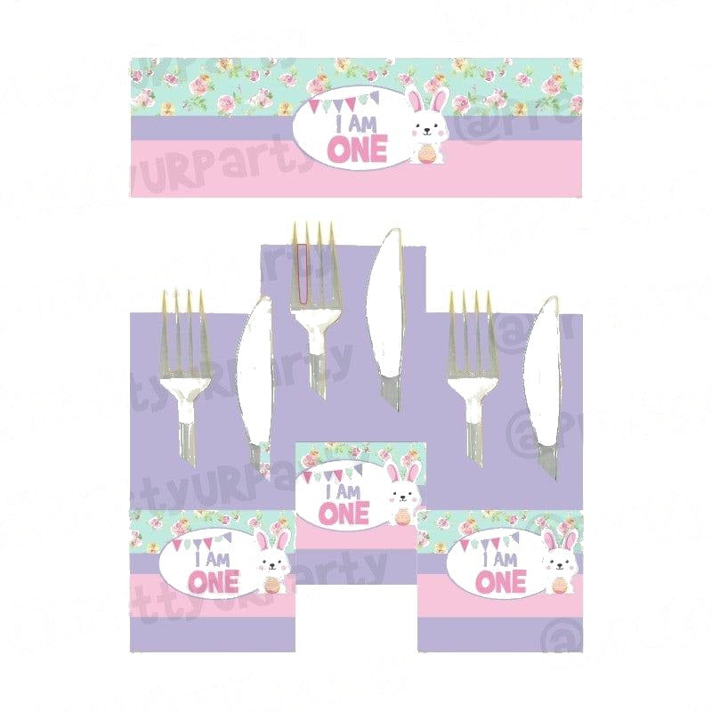Some Bunny is One Theme Napkin Rings