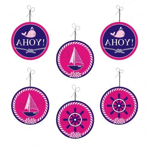 Girly Nautical Danglers