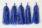 Navy Blue Tassel Garland Kit - Set of 5 THEME PARTIES Pretty UR Party