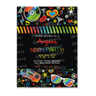 Neon Theme Invitations THEME PARTIES Pretty UR Party Default Title