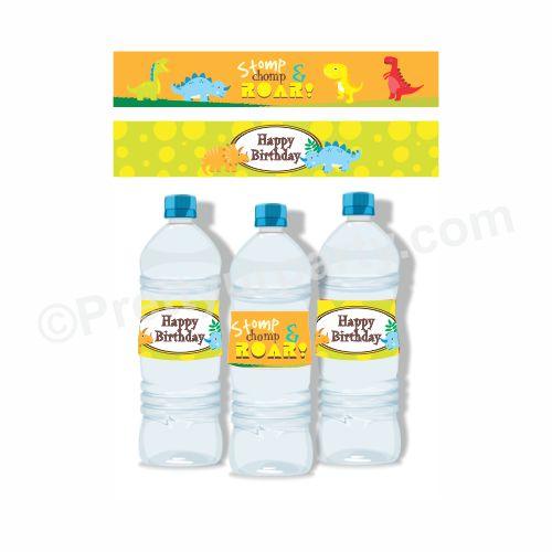 Dinosaur Theme Bottle Labels THEME PARTIES Pretty UR Party Default Title