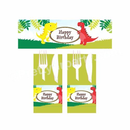 Dinosaur theme Napkin Rings
