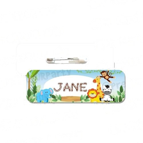 Jungle Theme Badge / Name Tag