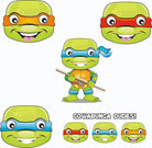 Ninja Turtles Theme Cutouts THEME PARTIES Pretty UR Party