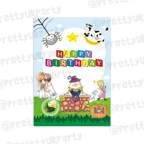 Nursery Rhymes Centerpieces PRETTY UR PARTY