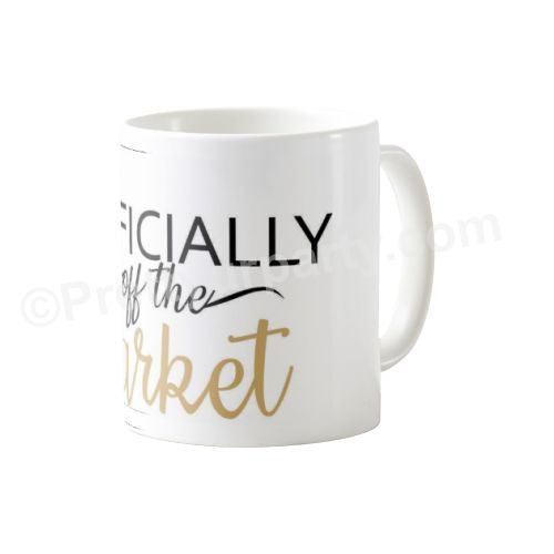 Officially off The Market Bridal Shower Mug ALL PARTY SUPPLIES Pretty UR Party