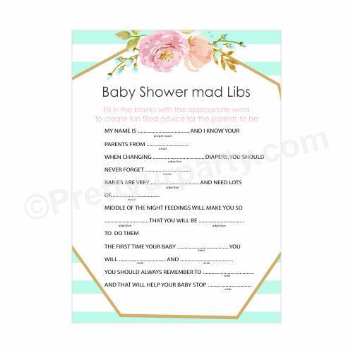 Oh Baby Advice List BABY SHOWER Pretty UR Party