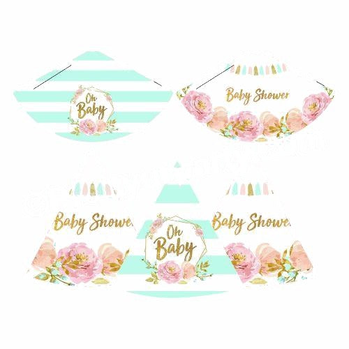 Oh Baby Theme Hats - Pack of 10